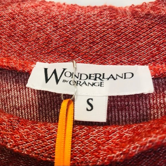 Wonderland of Orange Mixed Print Tunic - Picture 11 of 11